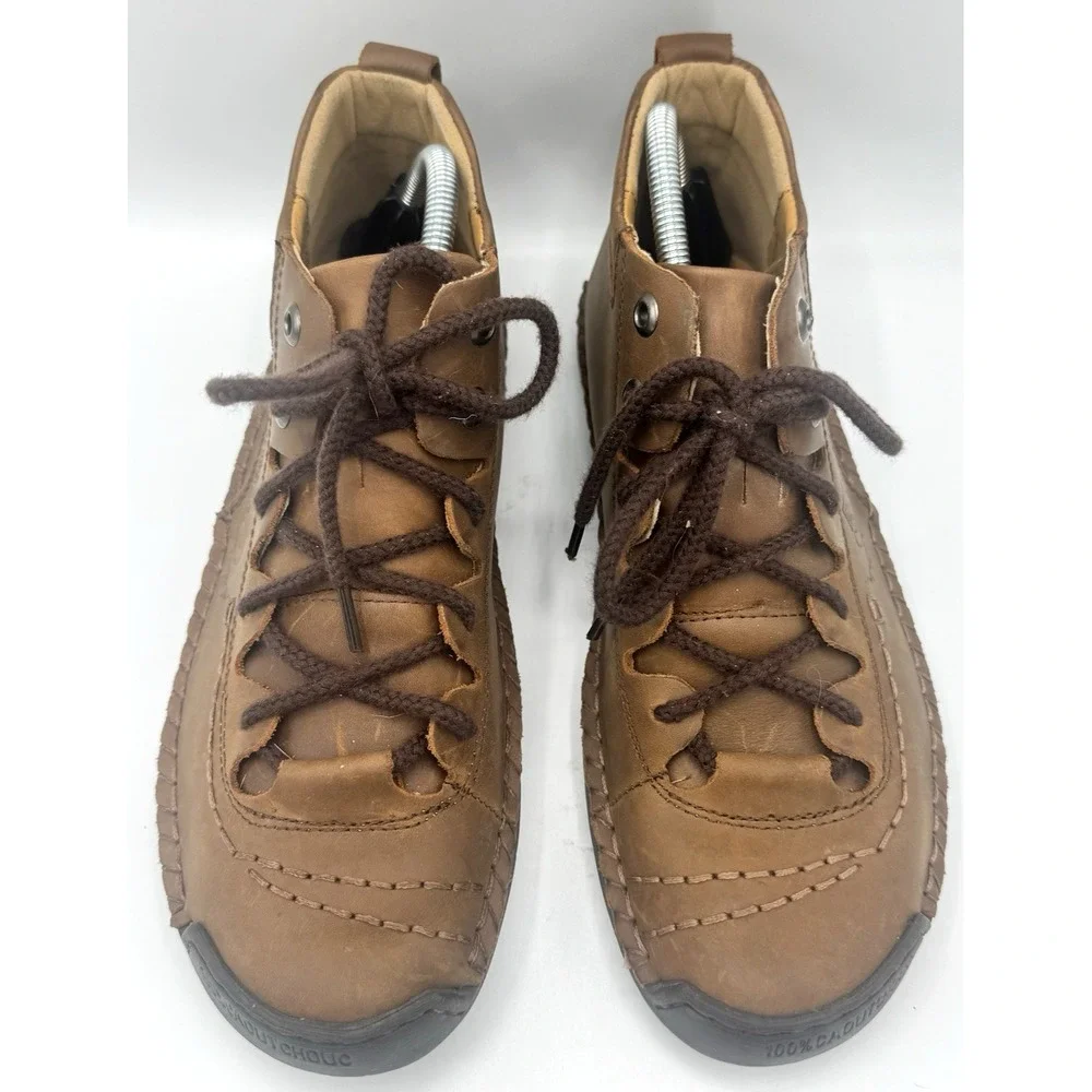 Mens Size 42 Fashion 5 1978 Hand Stiched Mictofiber Leather Ankle Boots